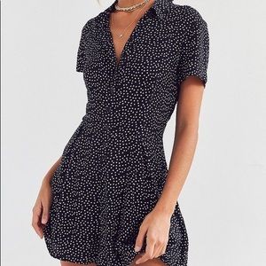 Urban Outfitters Bellina Button-Down Romper